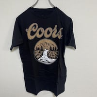 クアーズ　coors アメリカ　ビール　ロゴ　企業　Tシャツ　S