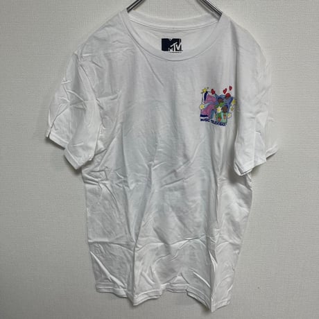 MTV Tシャツ 音楽番組 アメリカ ホワイト テレビ 音楽
