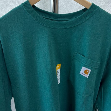 【新品タグ付】カーハート K87 ポケットTシャツ 緑 XL TALL ゆるだぼ