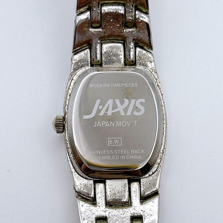 J-AXIS Lamue（ジェイ・アクシス ラミュ） レディース腕時計 スクエア シェル文字盤 クォーツ 電池交換済 USED