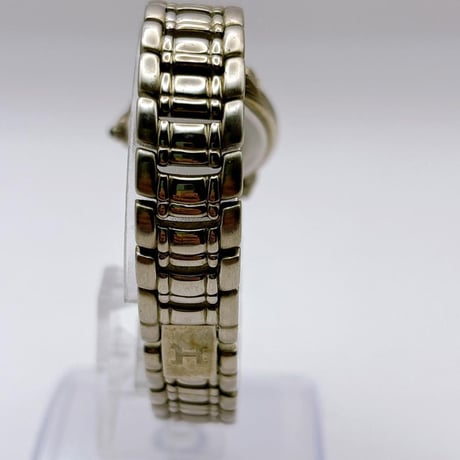HILTON（ヒルトン） クォーツ レディース腕時計 ブルーダイヤル シルバーブレス デイト付き USED