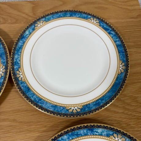 WEDGWOOD カーゾン プレート 5枚セット 金彩 ウェッジウッド 黒壺