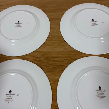 WEDGWOOD カーゾン プレート 5枚セット 金彩 ウェッジウッド 黒壺
