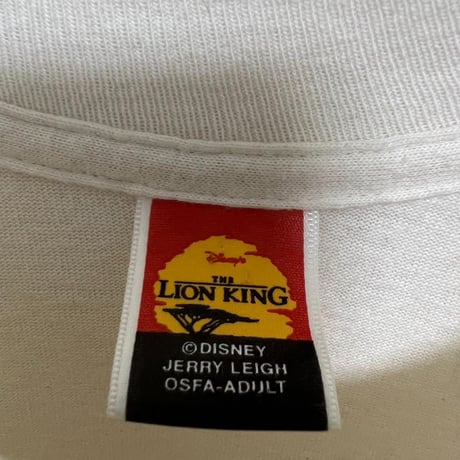 【激レア】ライオンキングTシャツ ヴィンテージ ディズニー USA ゆるだぼ