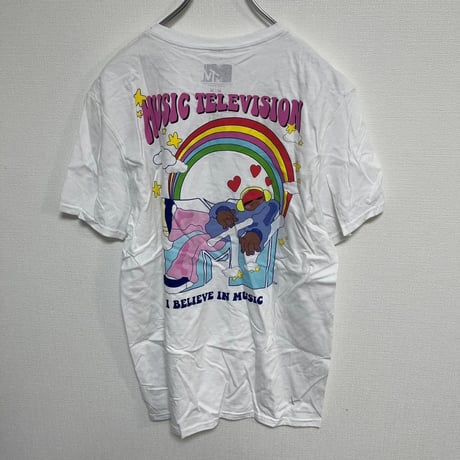 MTV Tシャツ 音楽番組 アメリカ ホワイト テレビ 音楽