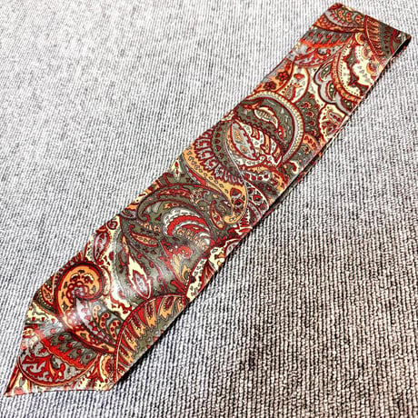 DUNHUANG ドンハァング ペイズリー ネクタイ