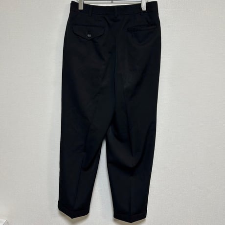 90's コムデギャルソン ウールギャバジン タックスラックス