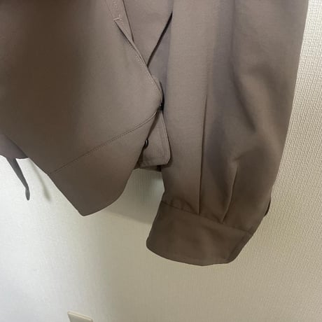 LIDNM リドム ベージュ ジャケット ジップアップ Mサイズ