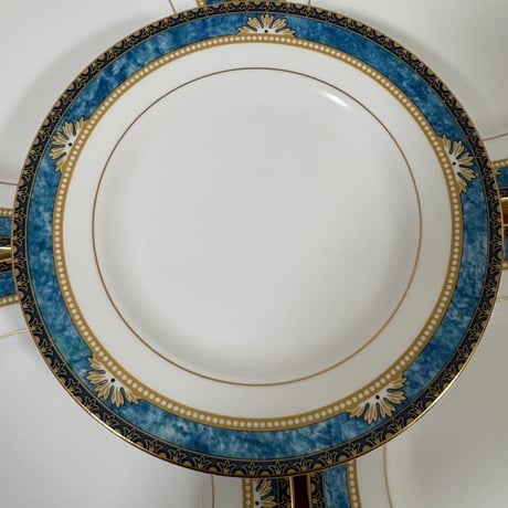 WEDGWOOD カーゾン プレート 5枚セット 金彩 ウェッジウッド 黒壺