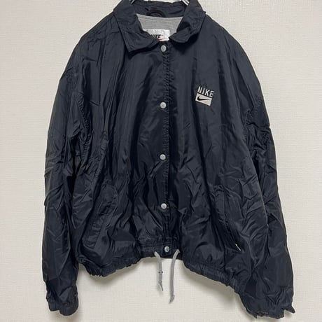 NIKE ナイキ　90's ナイロンコーチジャケット　銀タグ　古着　XL