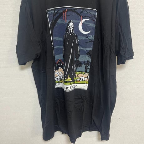 ゴーストフェイス　ホラー　Tシャツ　XLサイズ　半袖　黒色