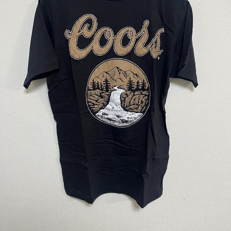 クアーズ　coors アメリカ　ビール　ロゴ　企業　Tシャツ　S
