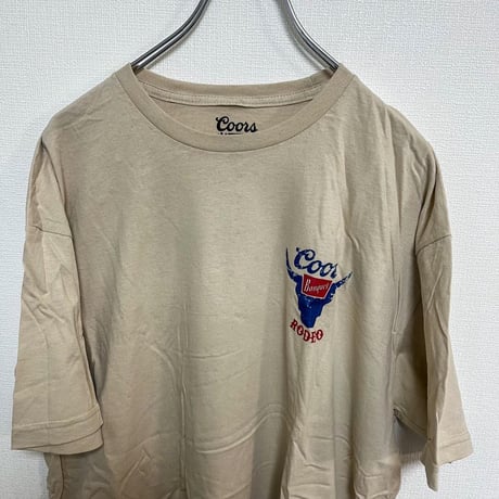 クアーズ　coors アメリカ　ビール　ロゴ　企業　Tシャツ　XL