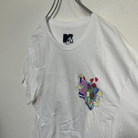 MTV Tシャツ 音楽番組 アメリカ ホワイト テレビ 音楽