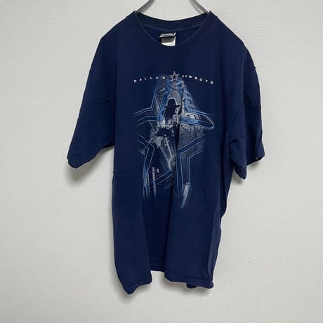 カウボーイTシャツ 刺繍ロゴ　90年代　丸胴　古着