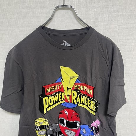 パワーレンジャー　Tシャツ　グレー　半袖　戦隊　ヒーロー
