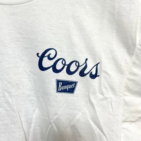 クアーズ　ビール　Tシャツ　coors 輸入　ホワイト