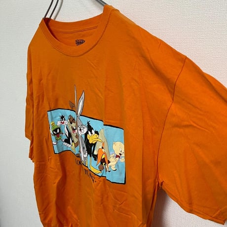 ルーニー・テューンズ Tシャツ オレンジ　未使用品