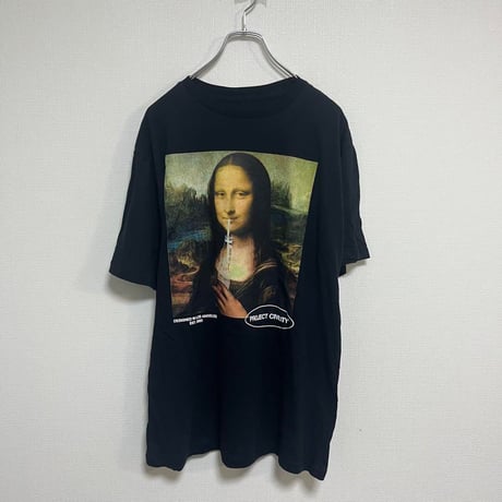 モナリザ　Tシャツ　ブラック　L アート系　半袖