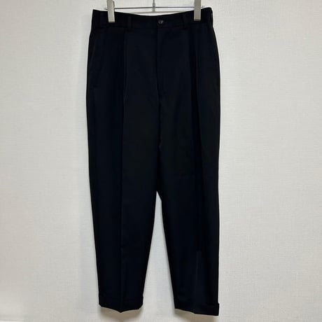 90's コムデギャルソン ウールギャバジン タックスラックス