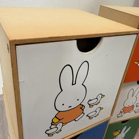 ミッフィー 収納ボックス 6個セット 木製 BOX