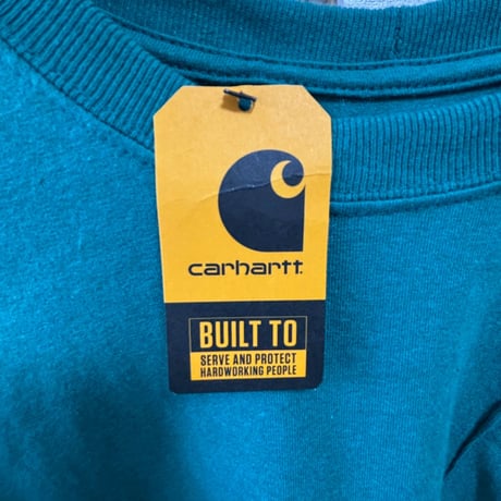 【新品タグ付】カーハート K87 ポケットTシャツ 緑 XL TALL ゆるだぼ