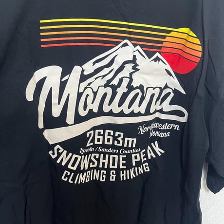 モンタナ Tシャツ ブラック　XLサイズ