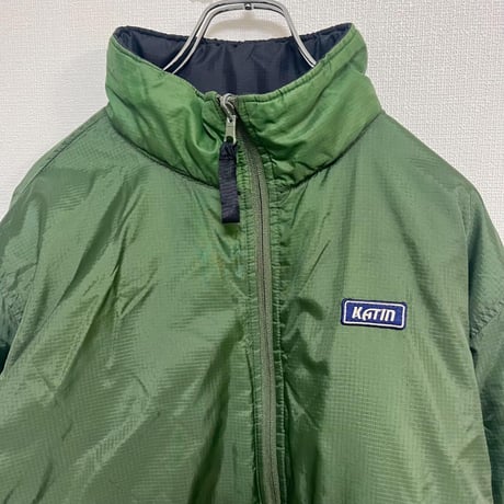 KATIN リバーシブル ダウン ジャケット グリーン ブラック 2way