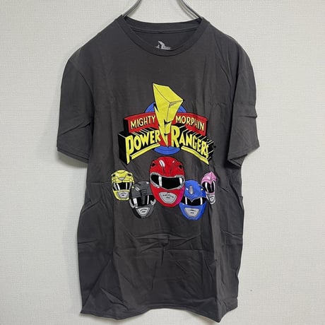 パワーレンジャー　Tシャツ　グレー　半袖　戦隊　ヒーロー