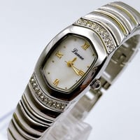 J-AXIS Lamue（ジェイ・アクシス ラミュ） レディース腕時計 スクエア シェル文字盤 クォーツ 電池交換済 USED