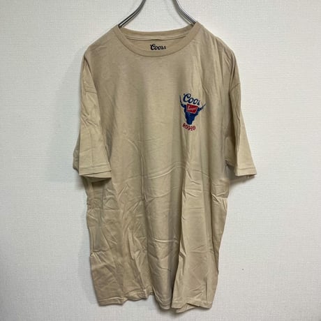 クアーズ　coors アメリカ　ビール　ロゴ　企業　Tシャツ　XL