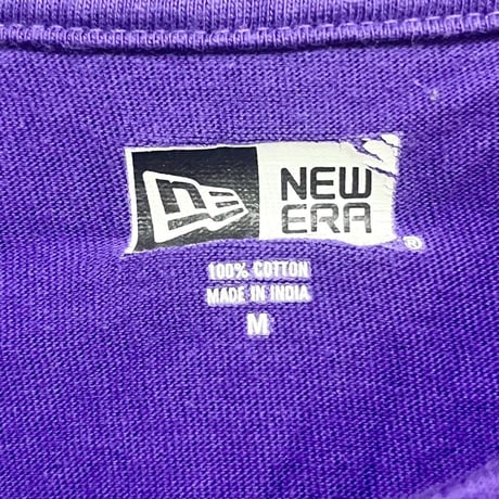 ニューエラ NEW ERA レイカーズ Tシャツ 紫 黄色 コットン100 M