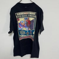 キャプテンアメリカ アイアンマン マーベル Tシャツ アメコミ Lサイズ