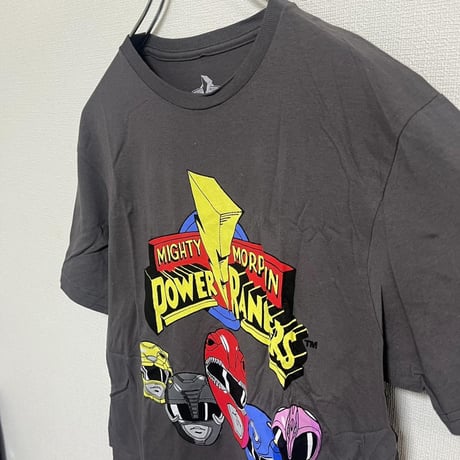 パワーレンジャー　Tシャツ　グレー　半袖　戦隊　ヒーロー