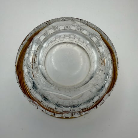 カットクリスタル 金彩リム ボウル 5個セット（直径9cm／高さ7cm）