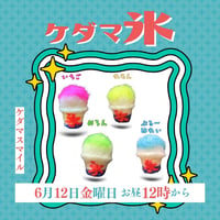 ケダマ氷🍧
