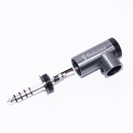 【ダイレクト銀めっきOFC】4.4mmバランス接続プラグ L型ラージ-NBP1-14-025GM