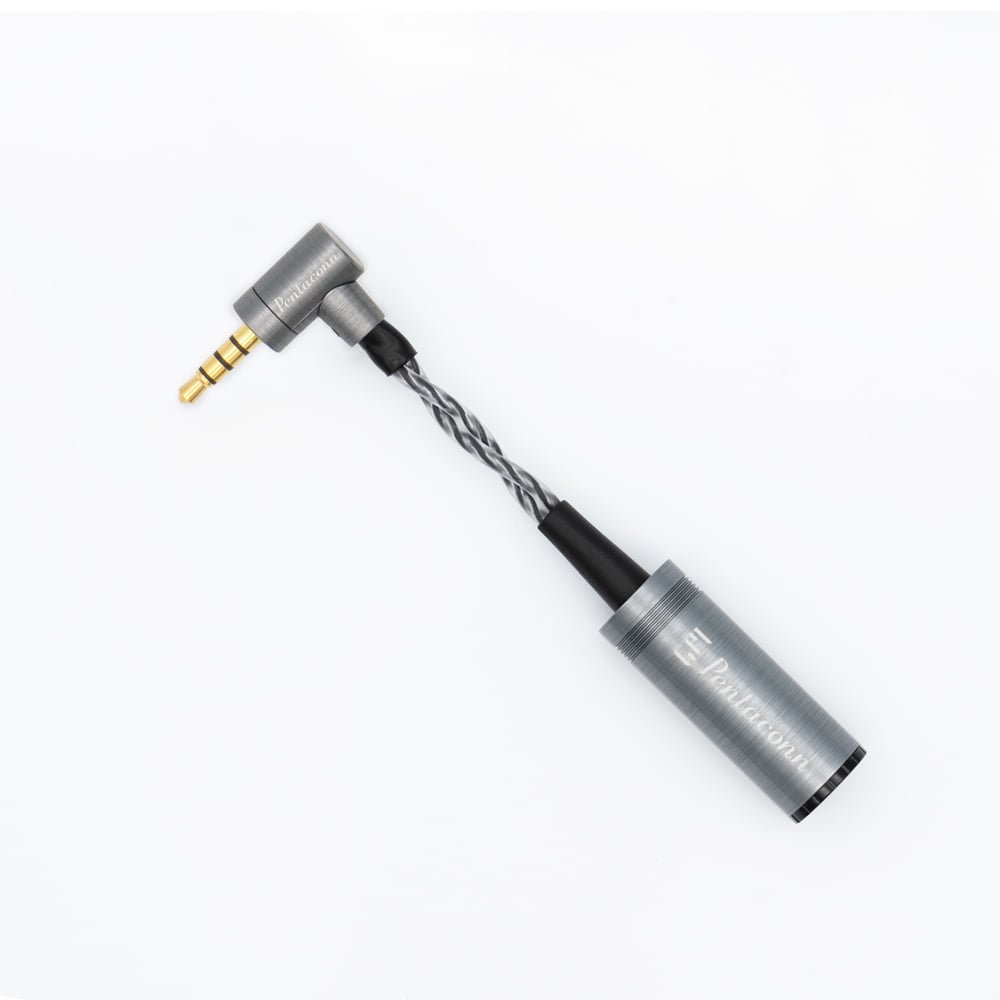 Spadaシリーズ】3.5mm4極 OFC プラグ ⇔ 4.4mmジャック変換ケーブル-PC