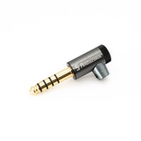 【金めっき】4.4mmバランス接続プラグ OFC L型-NBP1-14-003GM