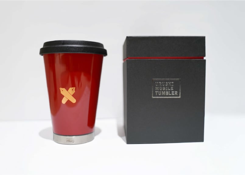 慶應オリジナルうるしモバイルタンブラー 朱 | 匠市