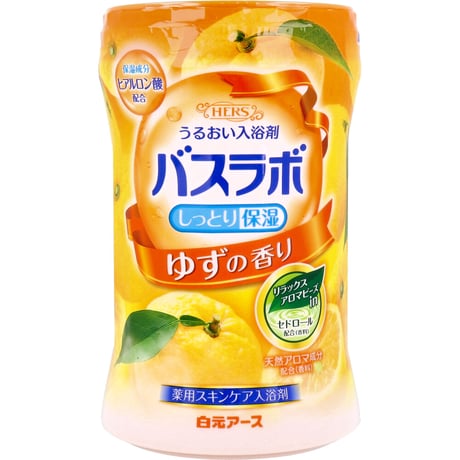100-01-18 HERSバスラボ 薬用入浴剤 ゆずの香り 540g