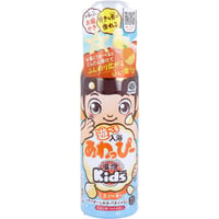 100-03-06 温泡 ONPO Kids 遊べる入浴 あわっぴー ミカンの香り ふんわり黄色の泡 160mL