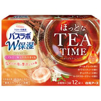 100-01-05 HERSバスラボ 薬用入浴剤 W保湿 ほっとな TEA TIME 透明湯タイプ 45g×12錠入