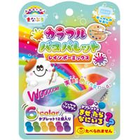 お風呂で学ぶ まなぶろ カラフル バスパレット レインボーミックス(6カラー×各2個) 1回分