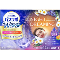 100-01-09 HERSバスラボ 薬用入浴剤 W保湿 ナイトドリーミング 45g×12錠入
