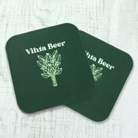 Vihta beer ロゴコースター 2枚セット