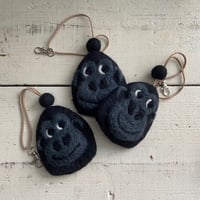 羊毛フェルト ゴリラ キーケース ハンドメイド フェアトレード