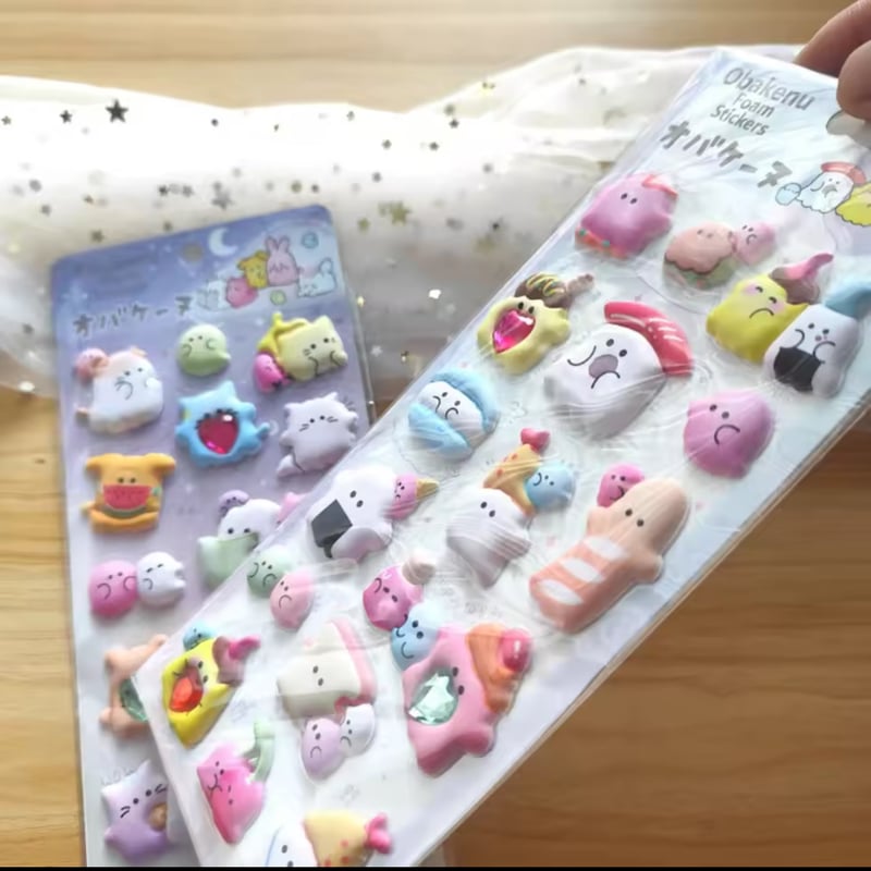 1/19再販開始】オバケーヌ3Dステッカーシール（ランダム1PC）✨ | NOIR