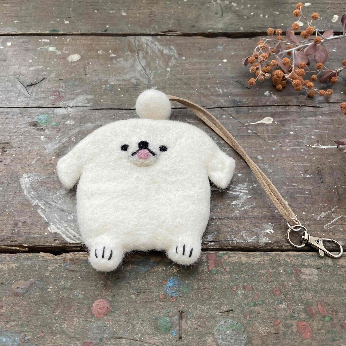 羊毛フェルト 犬 ペキニーズ ハンドメイド 新作！羊毛 フェルト ペキニーズ 犬 キーケース ハンドメイド フェア