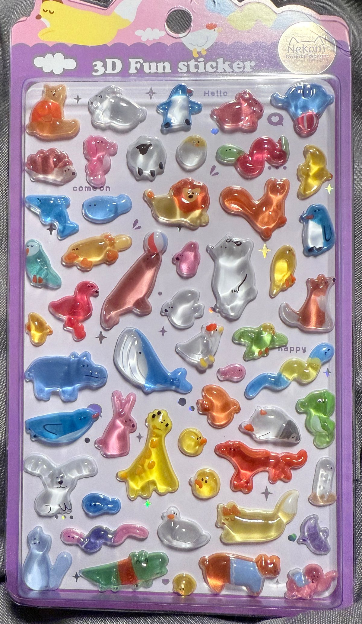 1/1販売開始】ぷっくり3Dステッカー（ランダム1PC） | NOIR BLANC